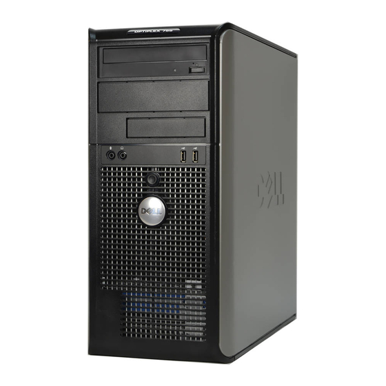 Dell OptiPlex 755 Quick Reference Manual