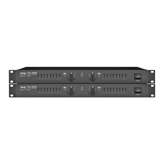 IMG STAGE LINE STA-400D Instruction Manual