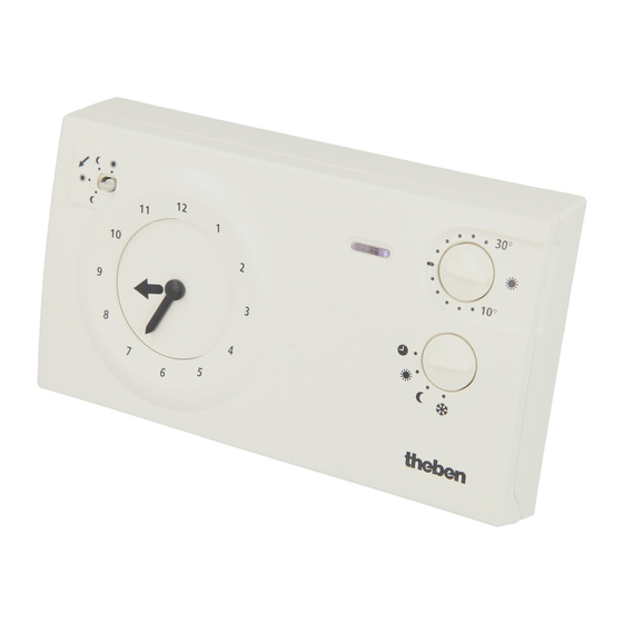 Theben RAMSES 722 Clock Thermostat Manuals