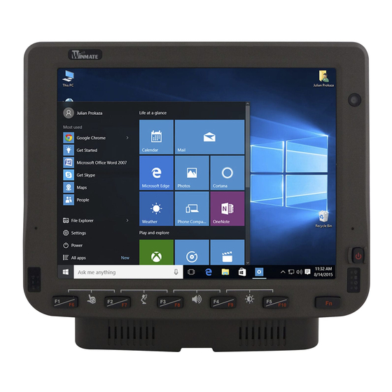 Winmate FM10 Quick Start Manual