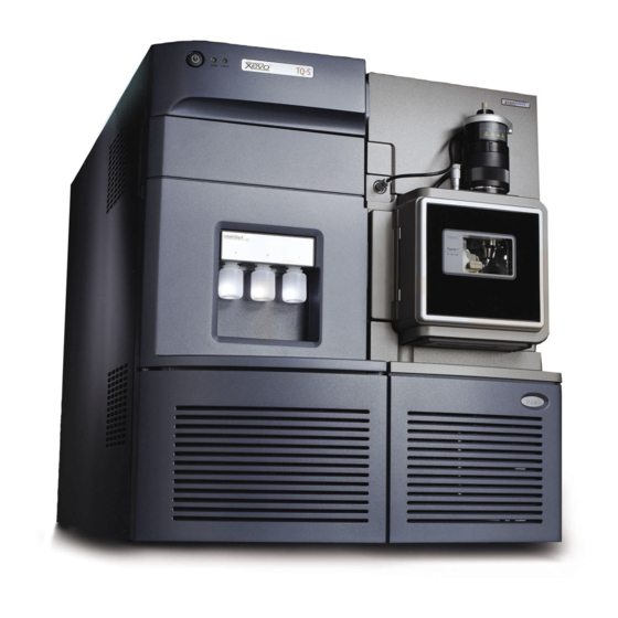 Waters Xevo TQ-S Operator's, Overview And Maintenance Manual