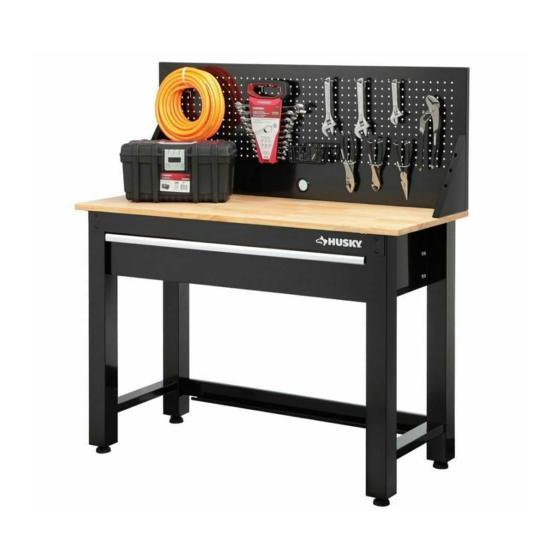 User Manuals: Husky G4801S-US Wood Workbench
