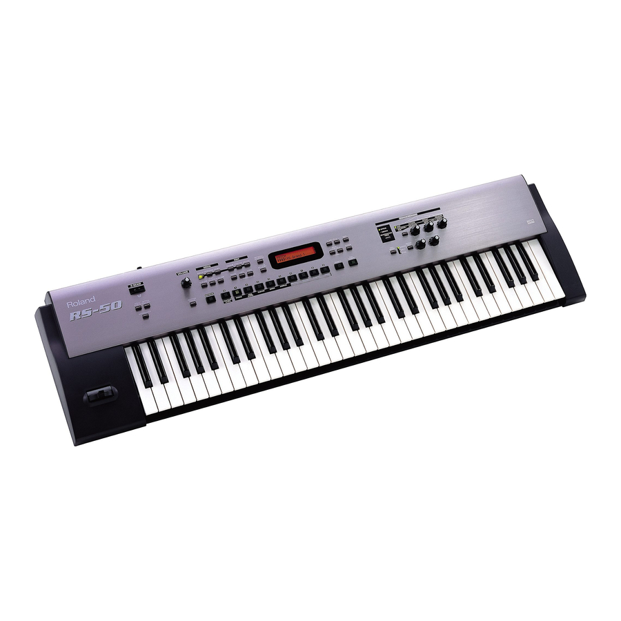 Roland RS-50 System Update
