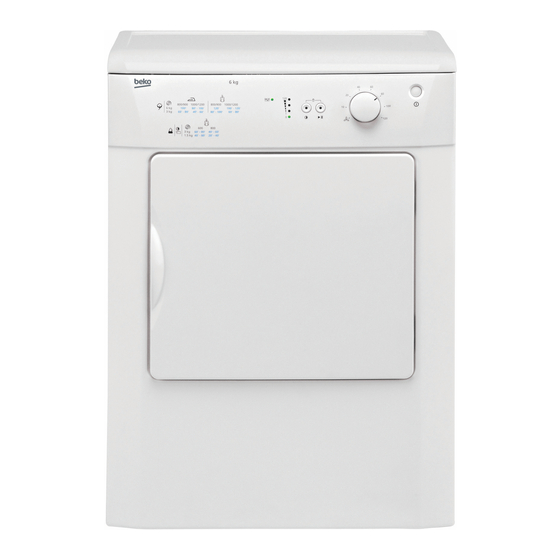 Beko DRVT 61 W Manuals