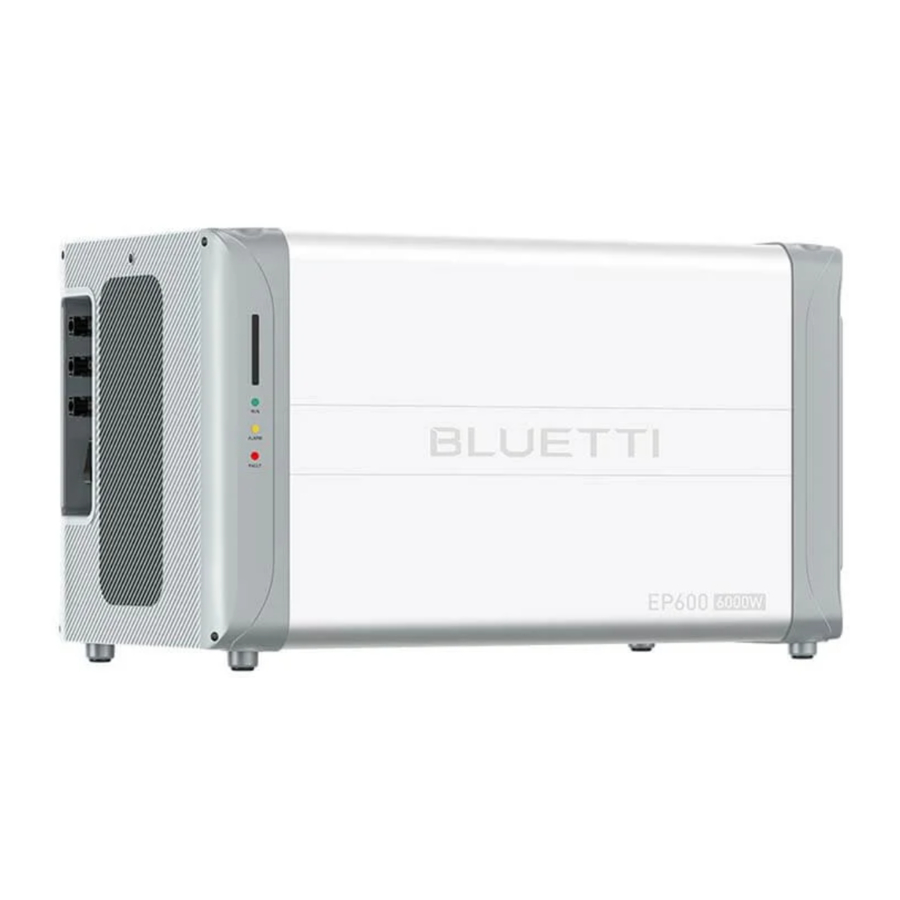 Bluetti EP600, B500 - Storage System Quick Guide