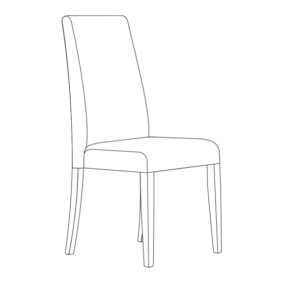 Seconique RIMINI DINING CHAIR SEC/SH/04/23/PU1 Assembly Instructions