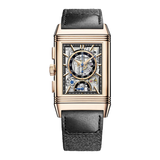 Jaeger-leCoultre REVERSO TRIBUTE CHRONOGRAPH Manual