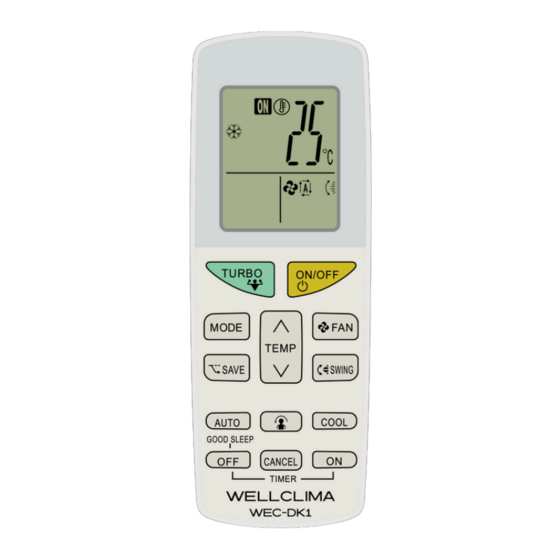 Wellclima WEC-DK1 User Manual