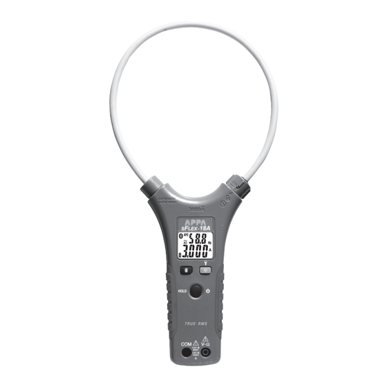 APPA sFLEX 18A User Manual