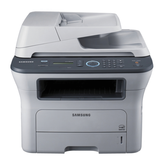 Samsung SCX 4826FN - Laser Multi-Function Printer Manuals