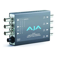 Aja D10AD User Manual