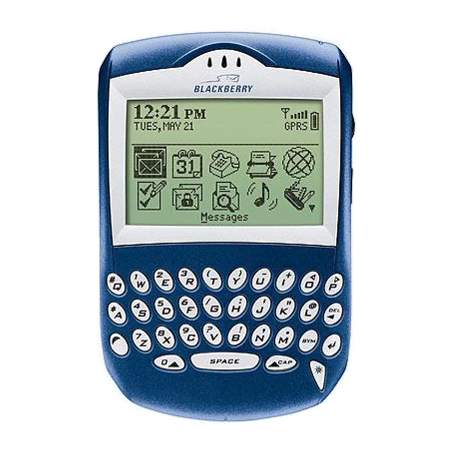 Blackberry  6210 User Manual