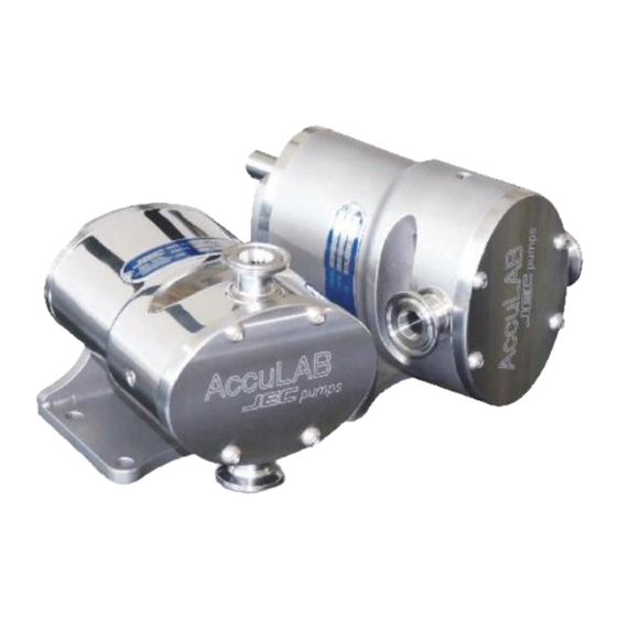 JEC Pumps AccuLAB Series Operating & Maintenance Manual