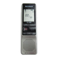 Sony ICD-P630F Operating Instructions Manual
