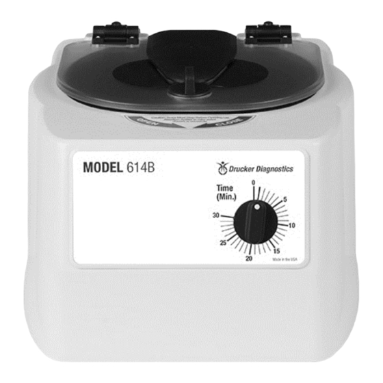 Drucker Diagnostics 614B Operator's Manual