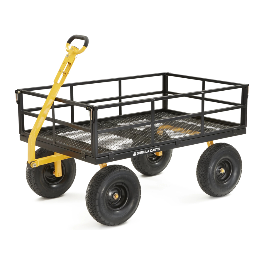 Gorilla Carts GOR1400-COM - Outdoor Cart Manual