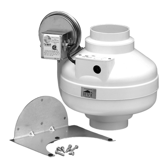 Fantech DBF110 Installation Instructions Manual