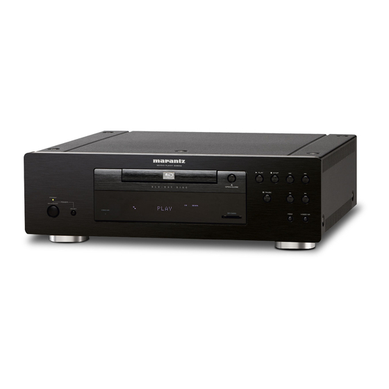 Marantz BD8002 User Manual