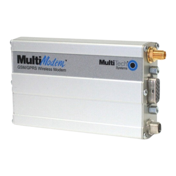 Multitech MultiModem GPRS User Manual