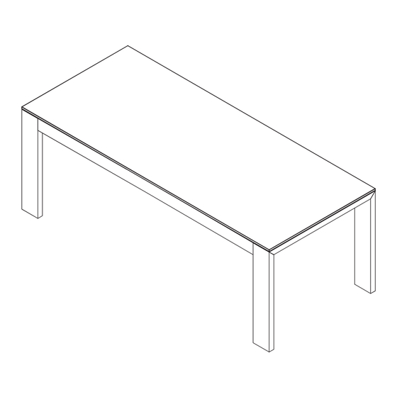 Hülsta now! no.14 Dining Table Assembly Instruction Manual