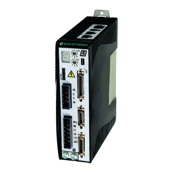 Servotronix CDHD Series Application Note