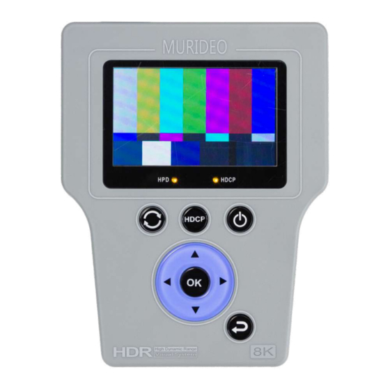 Murideo MU-SIX-A-8K Manual