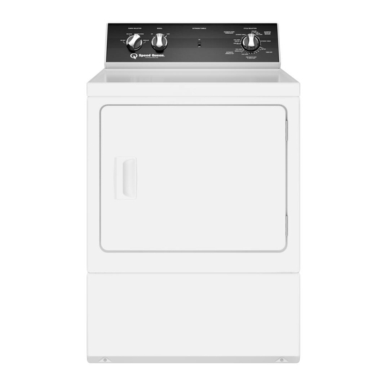 Alliance Laundry Systems DR5000WG User Manual