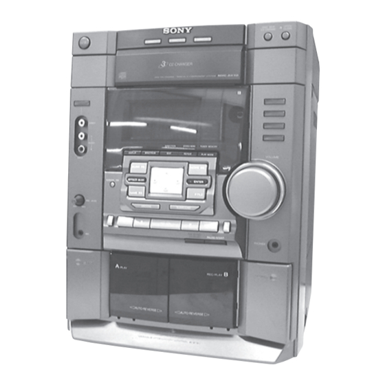 Sony SS-RS50 Service Manual