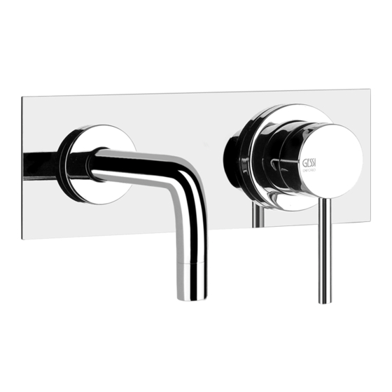 Gessi VIA TORTONA 18688 Manual