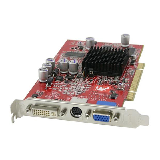 ATI Technologies RADEON 9200 MAC EDITION User Manual