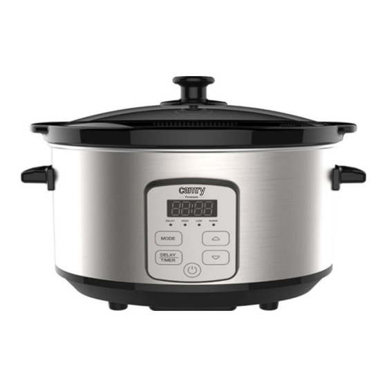 camry CR 6414 Slow Cooker Manuals