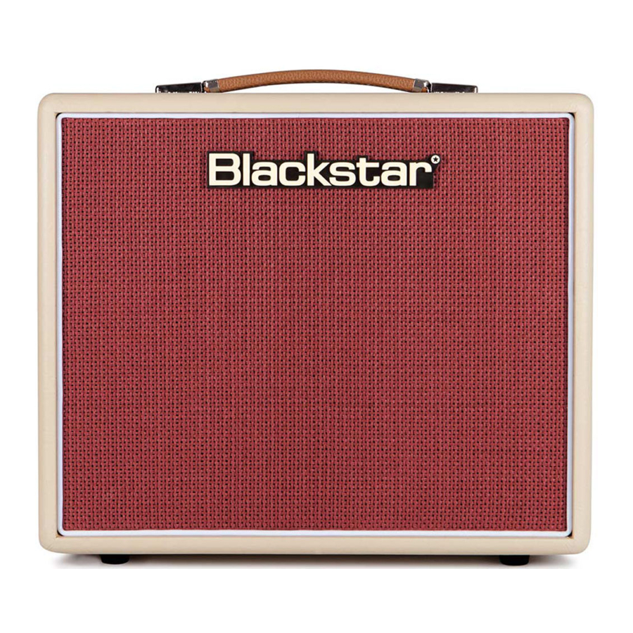 Blackstar Studio 10 6L6 - Tube Combo Amp Manual