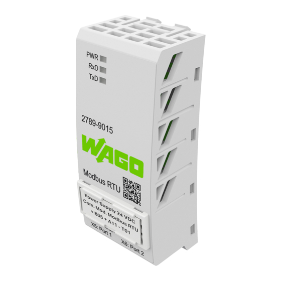 WAGO 2789-9015 Manuals