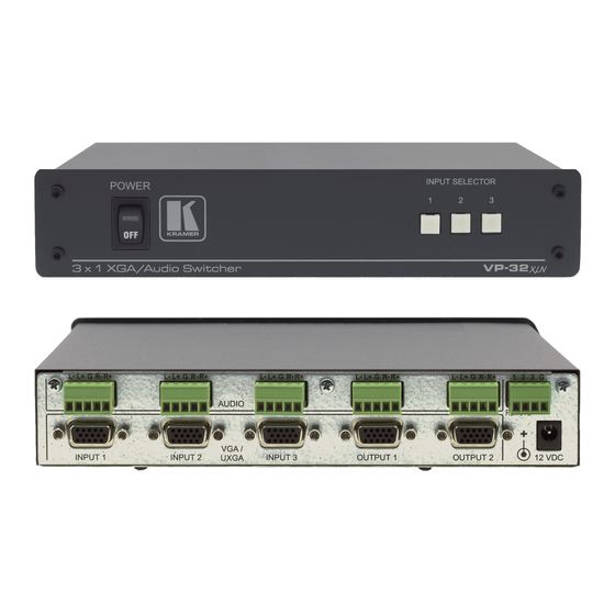 Kramer VP-32XLN User Manual