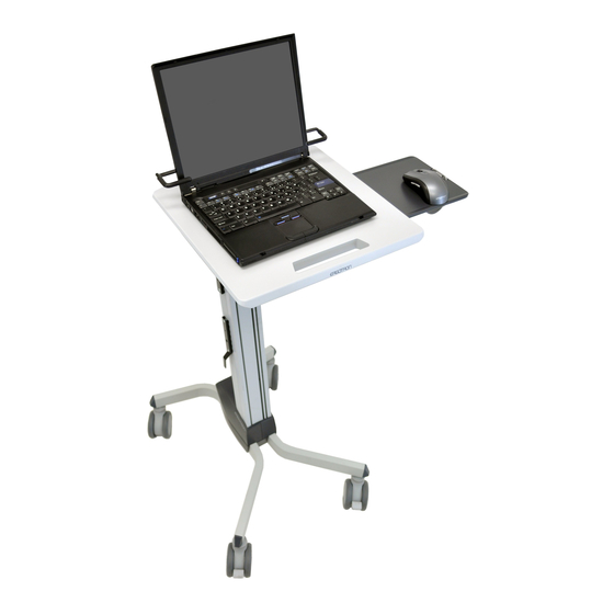 Ergotron Neo-Flex Laptop Cart Assembly Instructions Manual