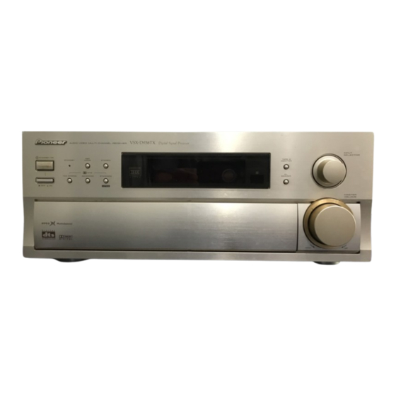 Pioneer VSX-D939TX Service Manual