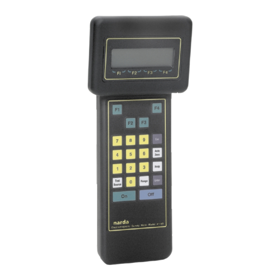 NARDA 8718B User Manual