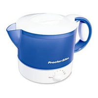 Proctor-Silex Hot Pot 840074300 Use & Care Manual