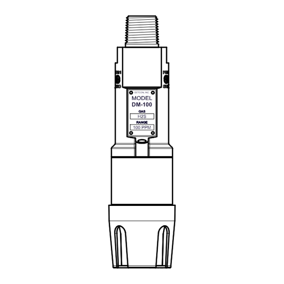 Detcon DM-100 Series Operator's Installation And Instruction Manual