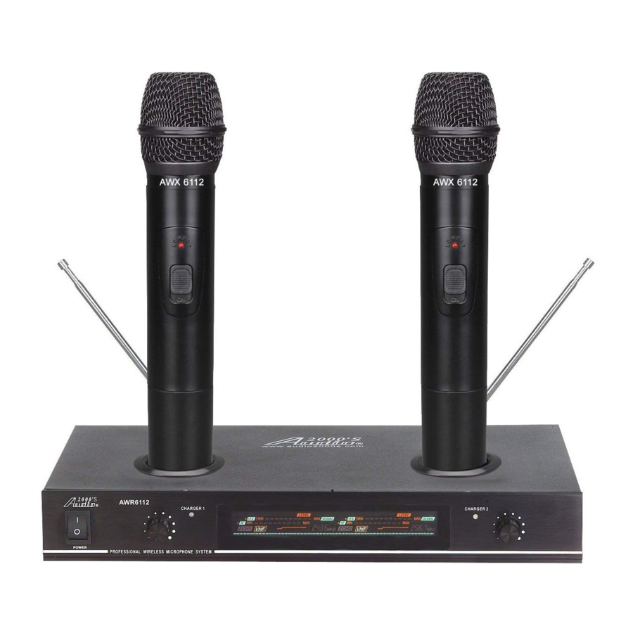 Audio 2000 Plug-In-N-Recharge AWM6112 Owner's Manual