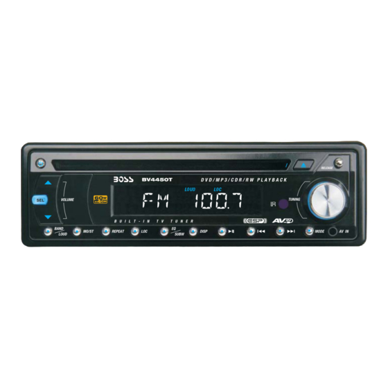Boss Audio Systems BV4450T User Manual