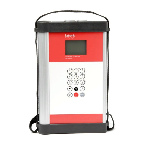 Katronic KATflow 230 Quick Start Manual