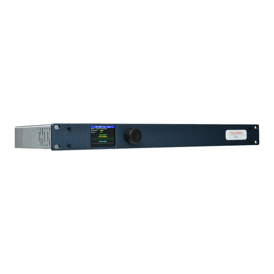 TSL TALLYMAN TM1-Mk2 Installation Manual