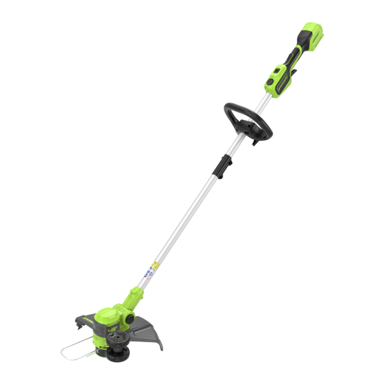 GreenWorks GD48GTE33 Operator's Manual
