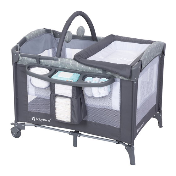 BABYTREND EZRest Deluxe Nursery Center RC81F07 Manuals