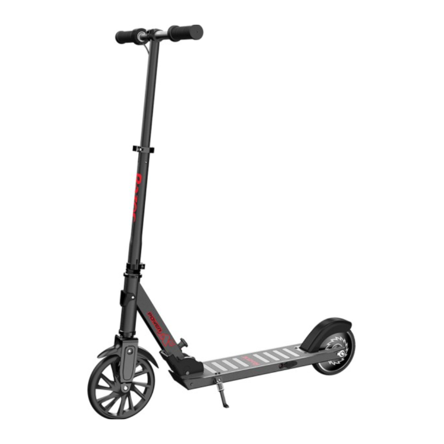 Razor Power A5 - Electric Scooter Manual