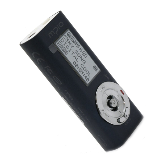 Mpio FY 500 User Manual