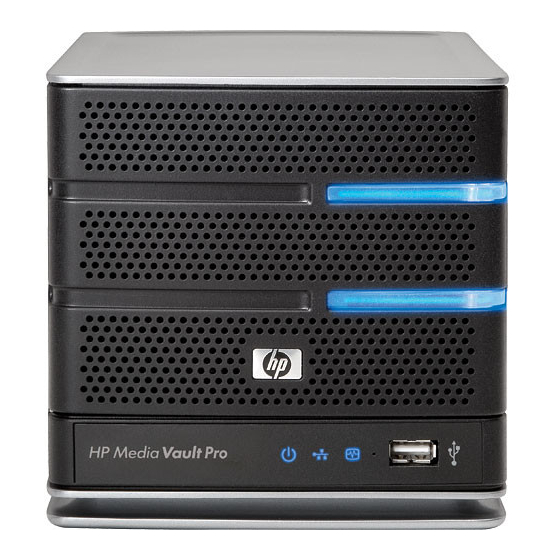 HP Mv2120 - Media Vault Network Drive User Manual