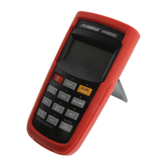 Omega Engineering HH803U Operating Instructions