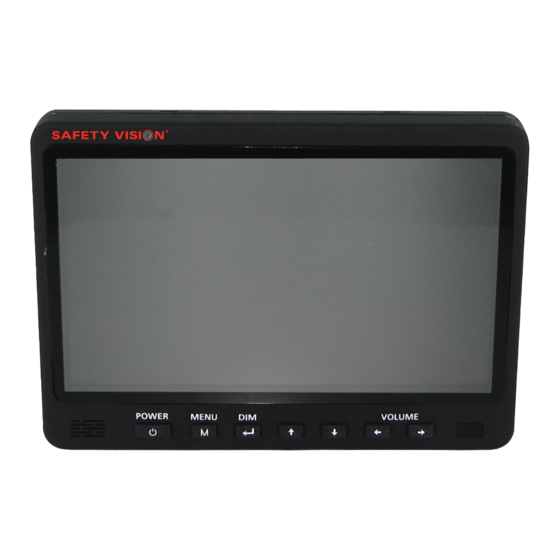 Safety Vision SV-LCD70RP Manuals